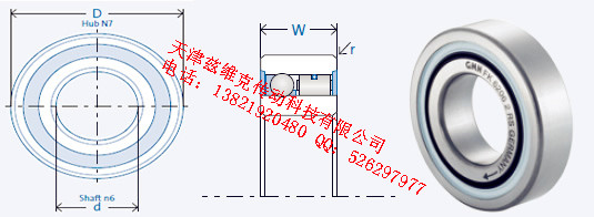 GMNFK6207單向軸承圖紙